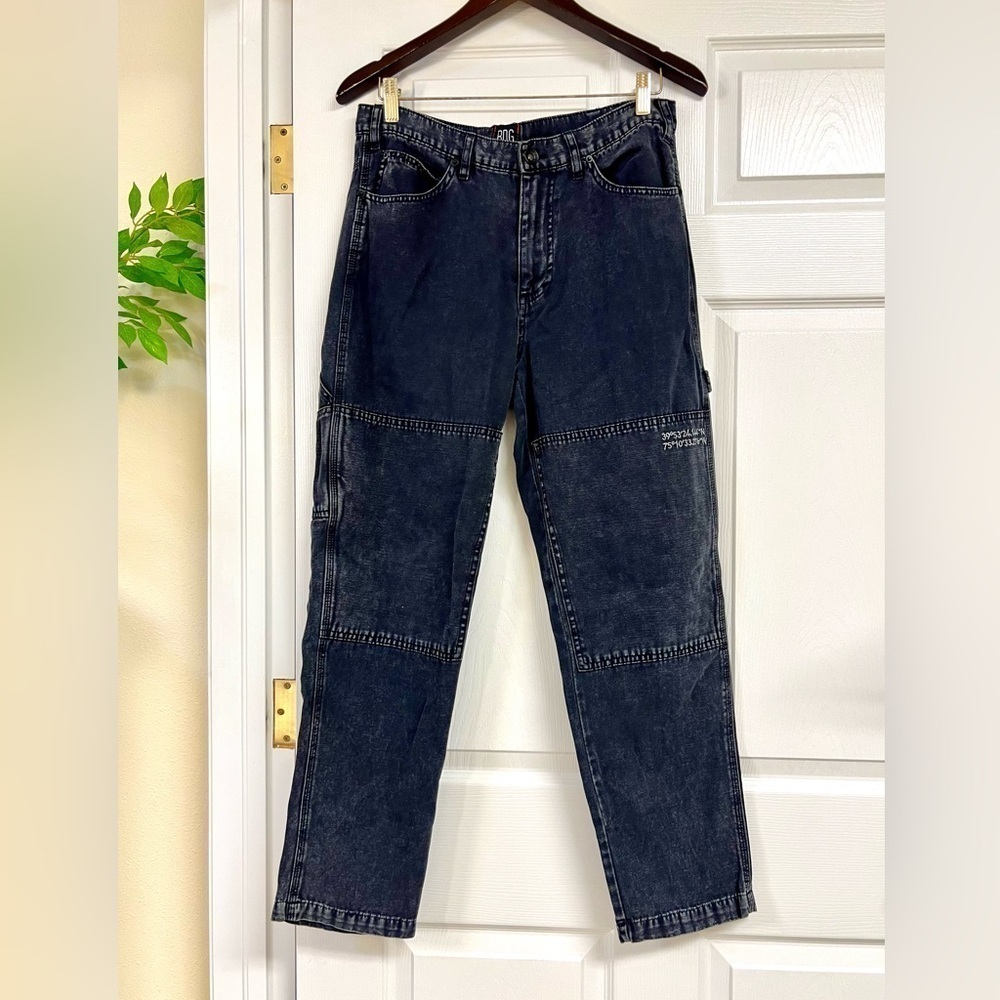 BDG cargo utility jeans washed black size 31 women 90s Skater Hip Hop High Waist